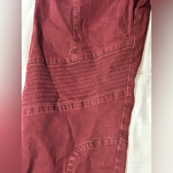 Peruvian Connections Motorcycle Pants in Claret - Picture 3 of 9